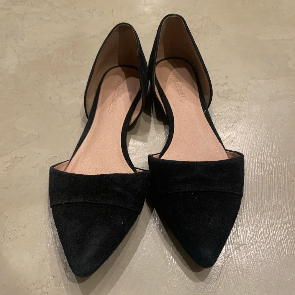 Madewell Suede Dorsay Flats